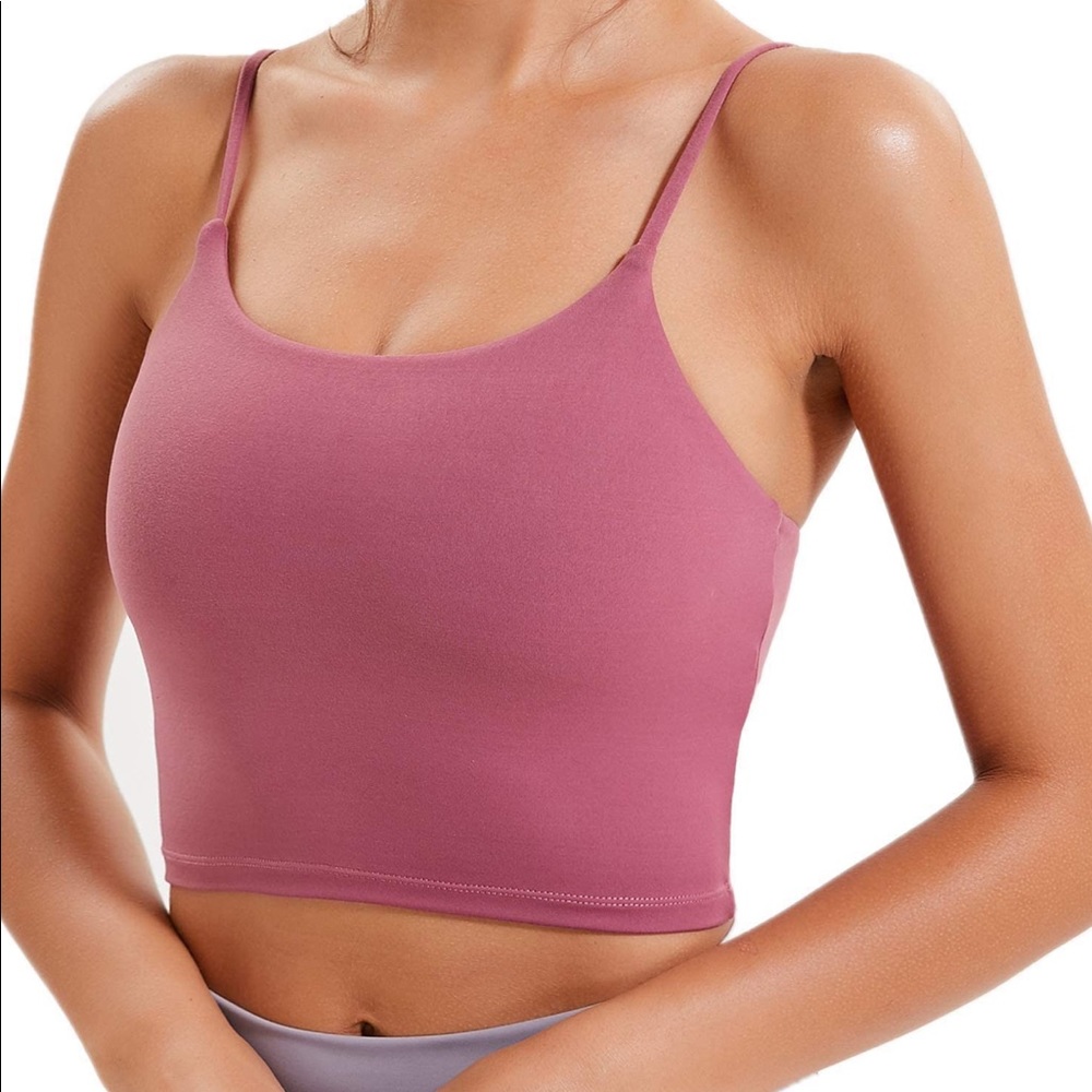 Cropped yoga top